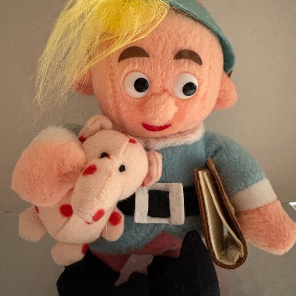 HERBIE THE DENTIST Plush Rudolph Misfit Toys Pink Spotted Elephant NWT Vtg 1999 - Picture 2 of 5